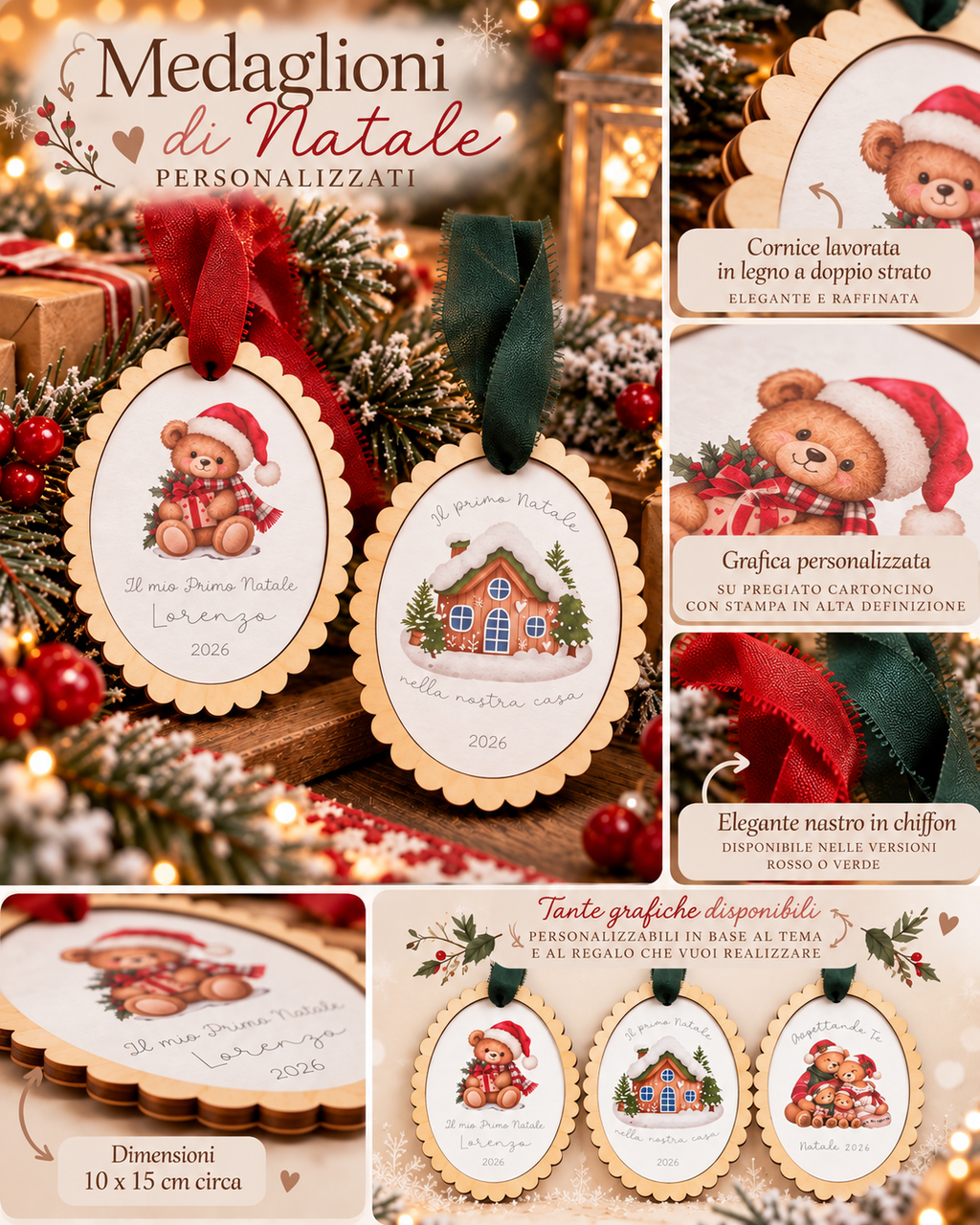 Medaglioni di Natale