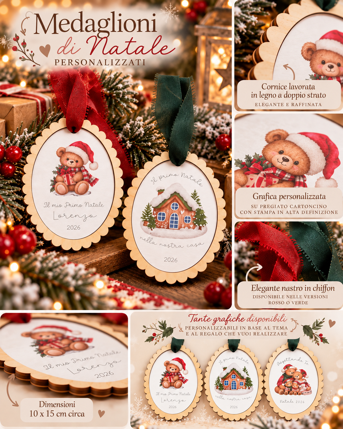 Medaglioni di Natale