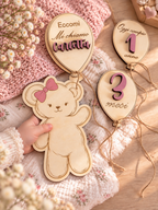 Baby Milestones - Segna mesi in Legno