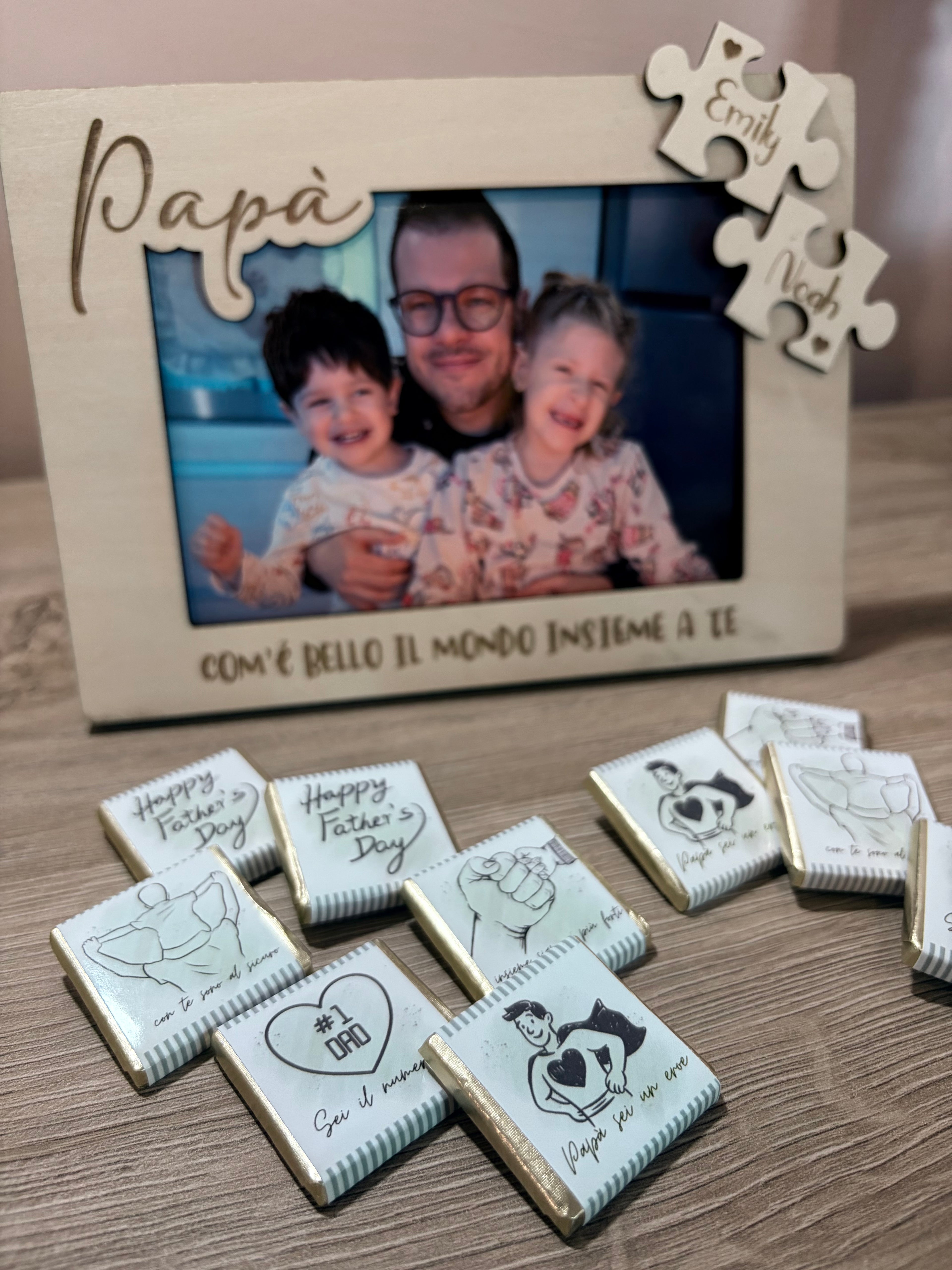 Cornice Porta Foto + Cioccolatini