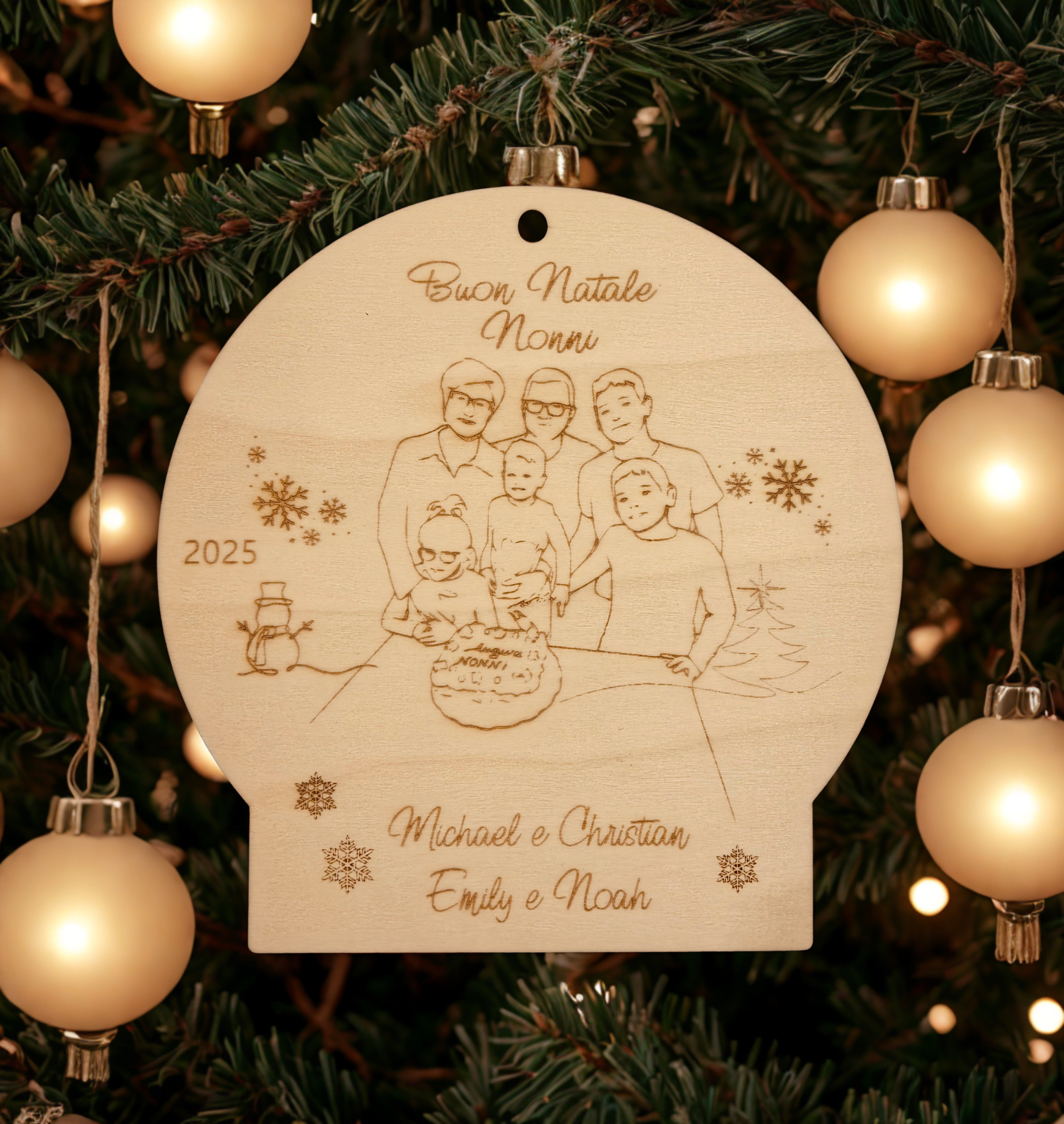 Medaglione con Foto Incisa