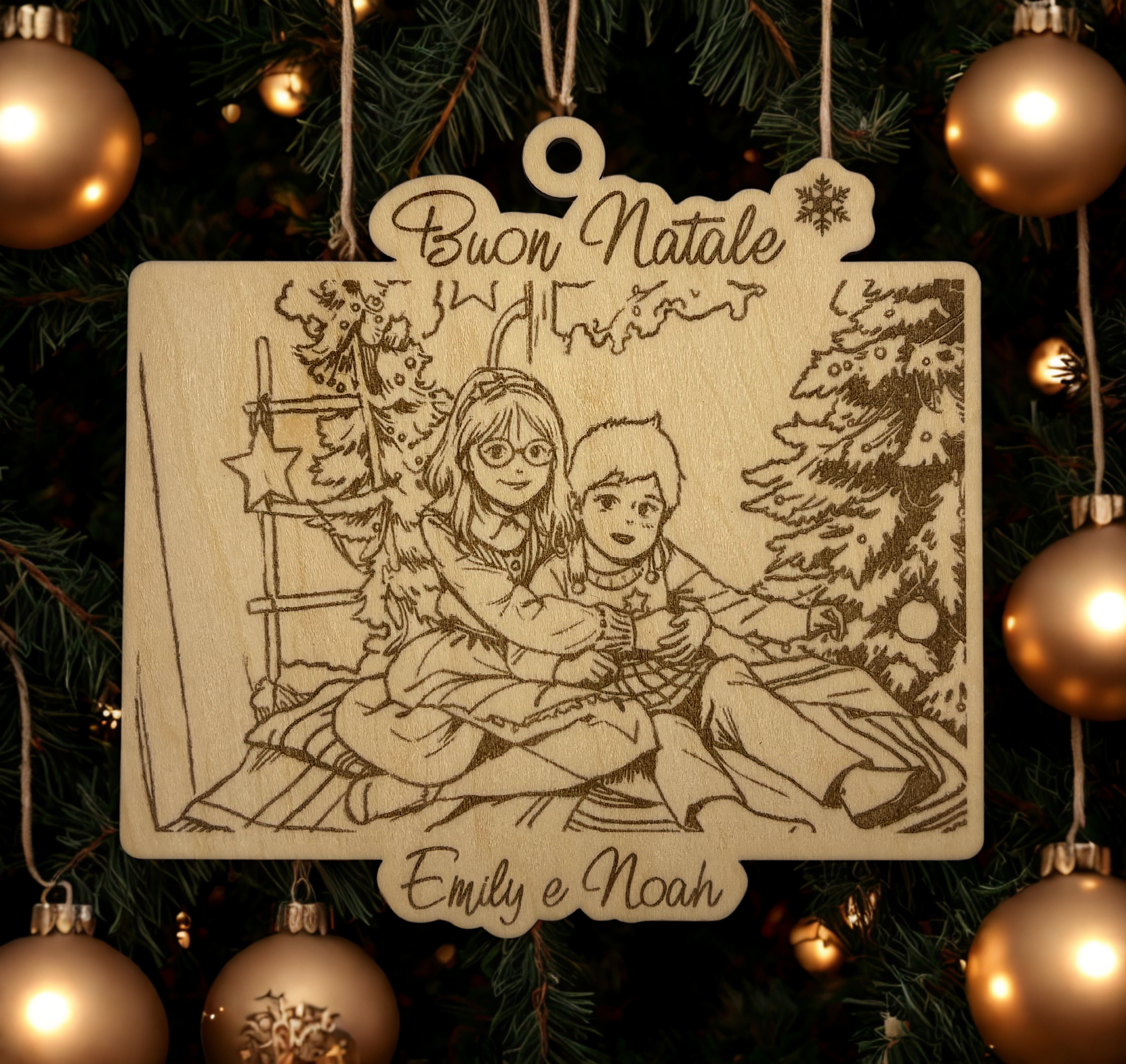 Medaglione con Foto Incisa