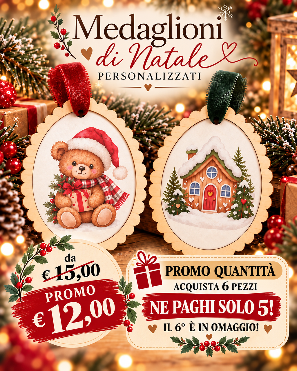 Medaglioni di Natale