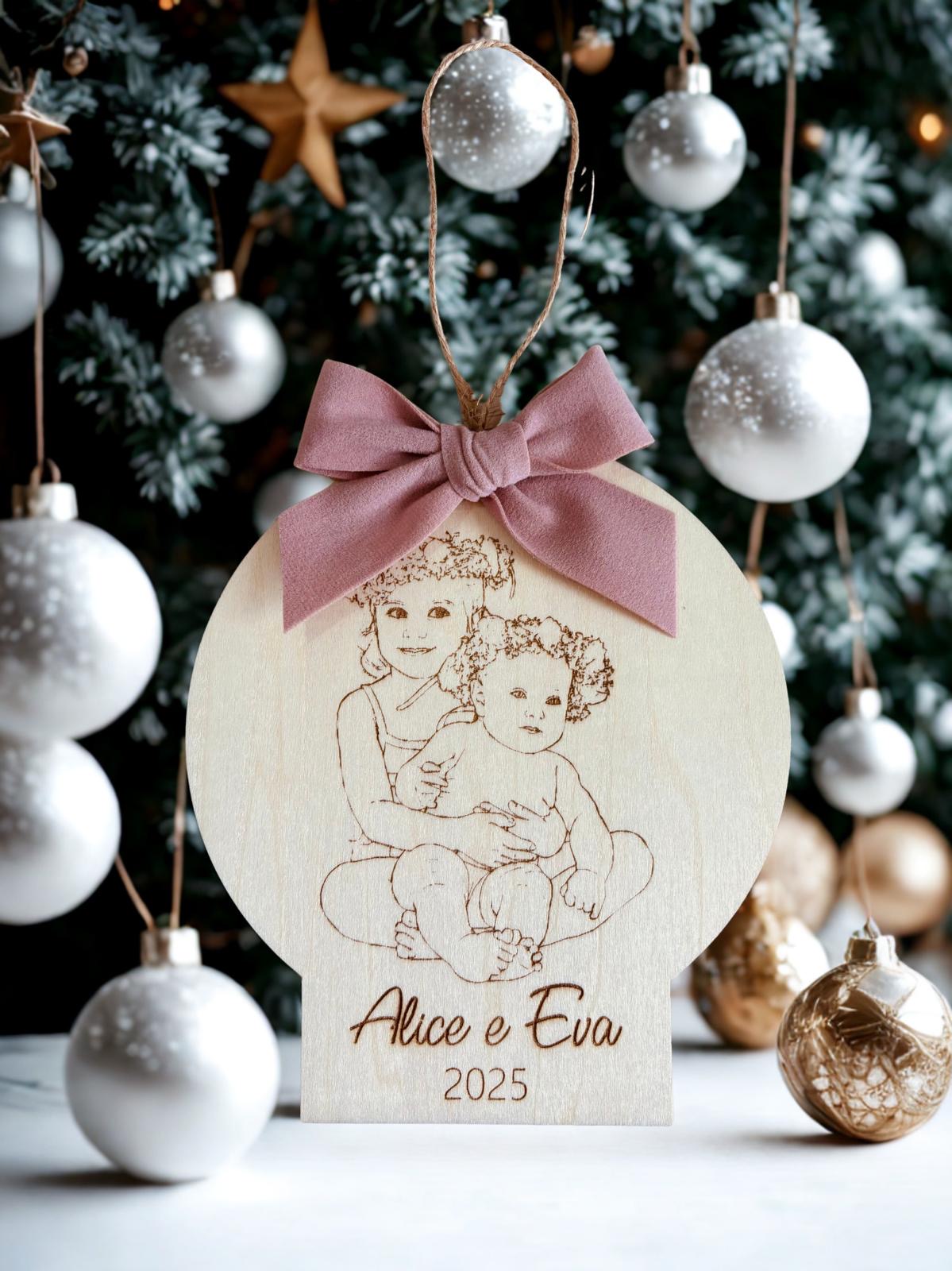 Medaglione con Foto Incisa