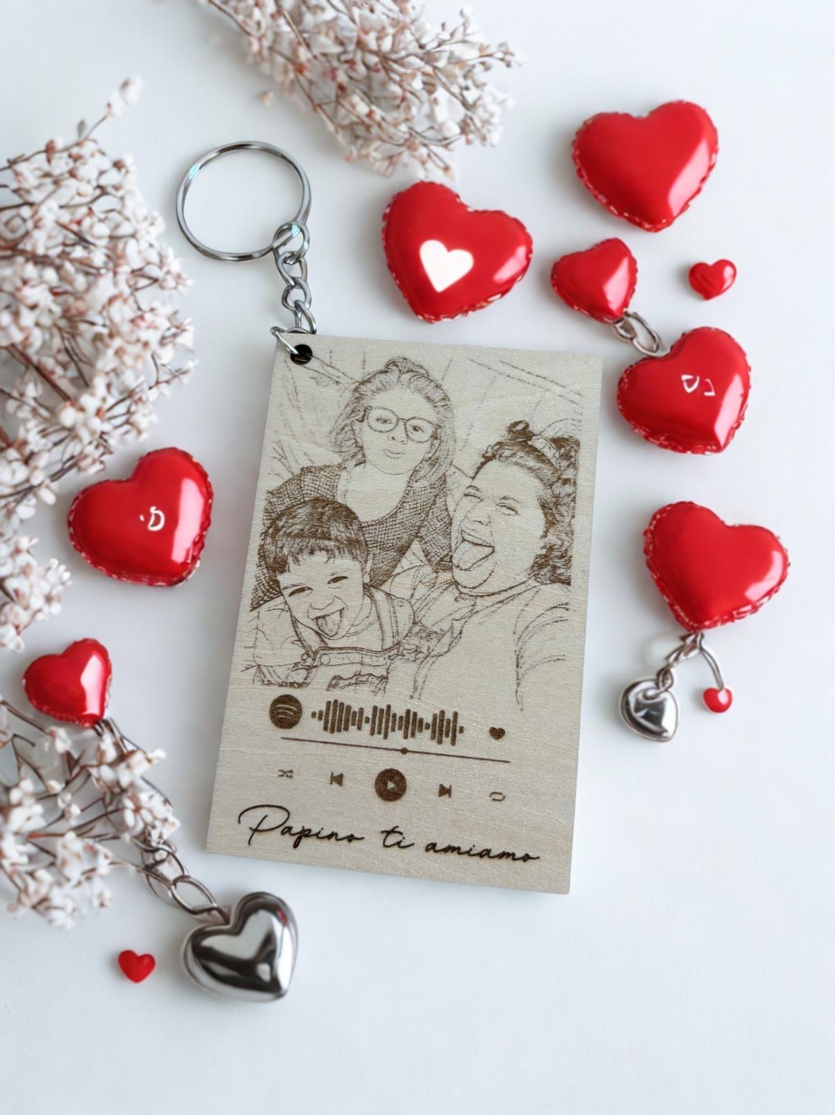 Portachiavi Foto & Spotify