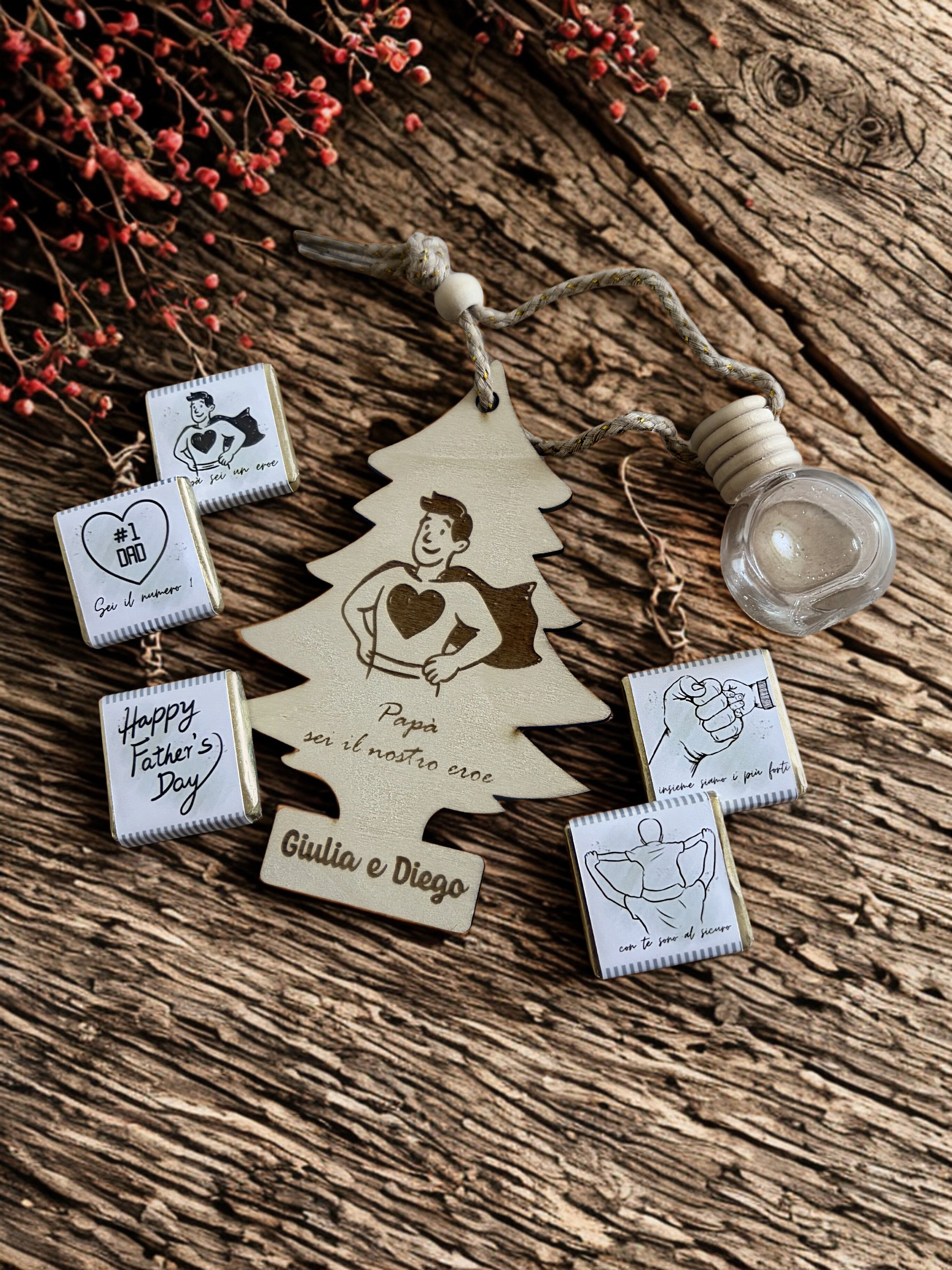 Profumatore Auto + Cioccolatini