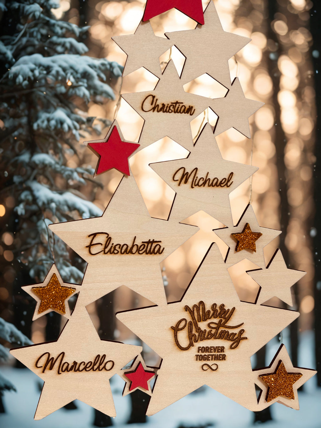 Albero Famiglia in Legno