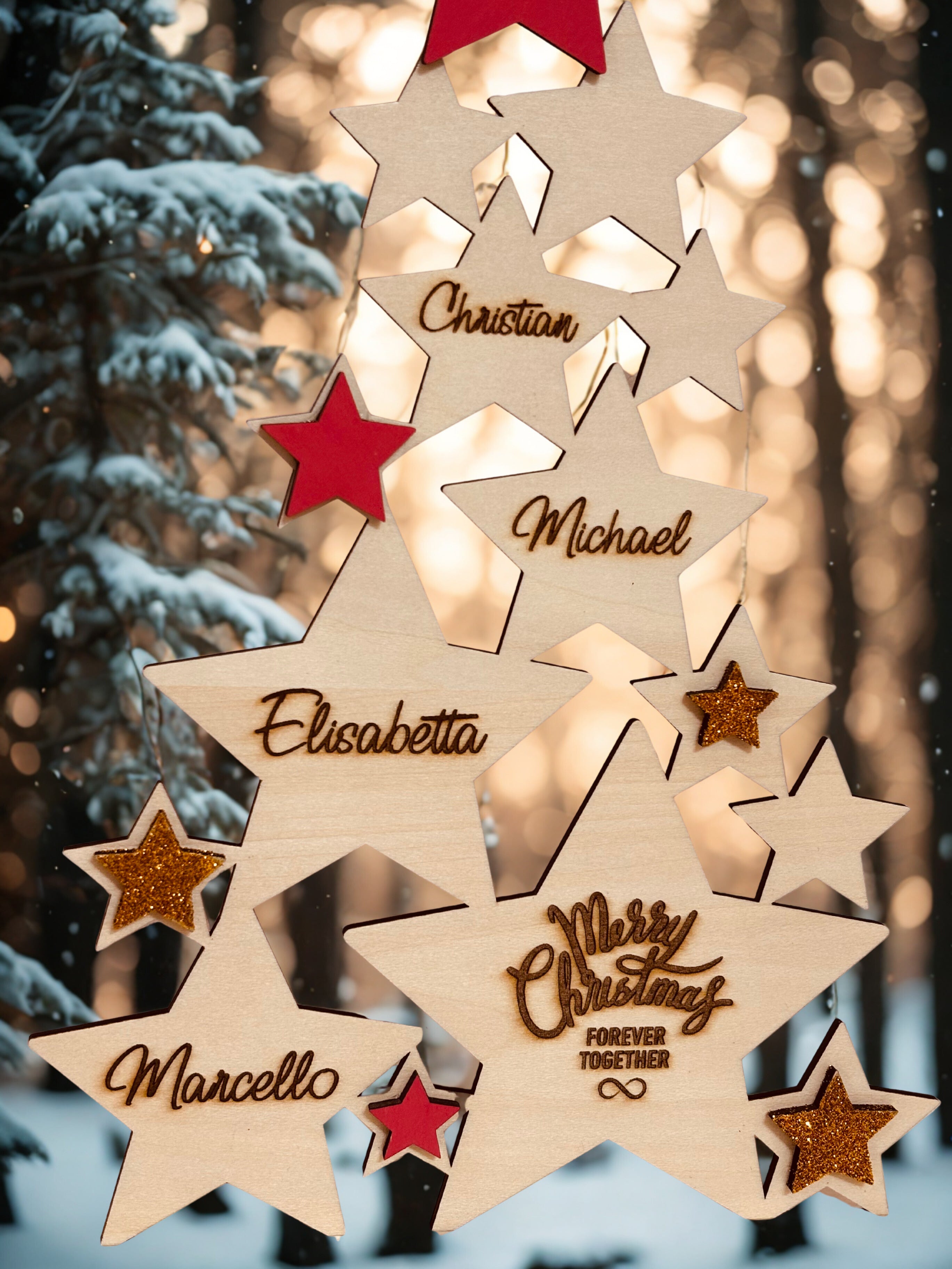 Albero Famiglia in Legno