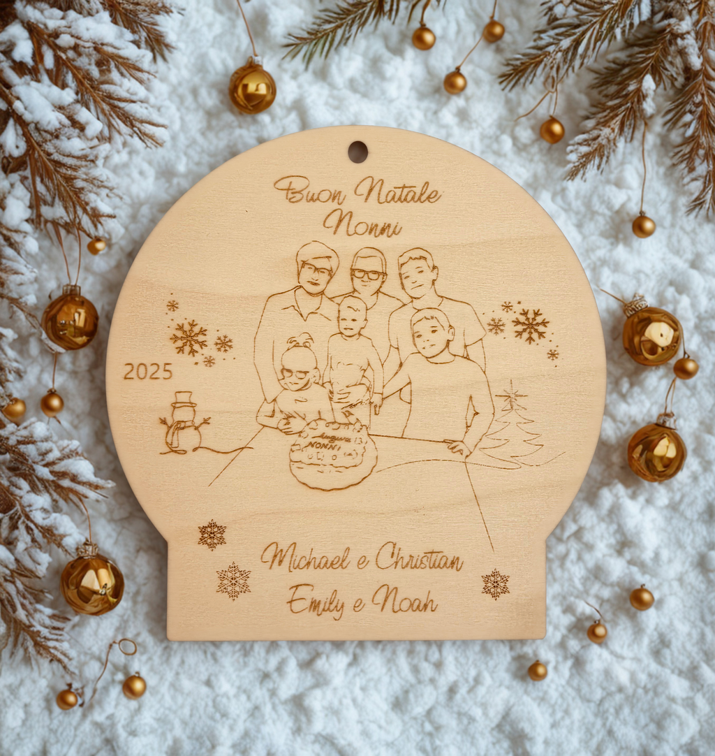 Medaglione con Foto Incisa