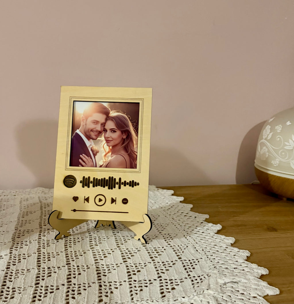 Fotoquadro con Spotify