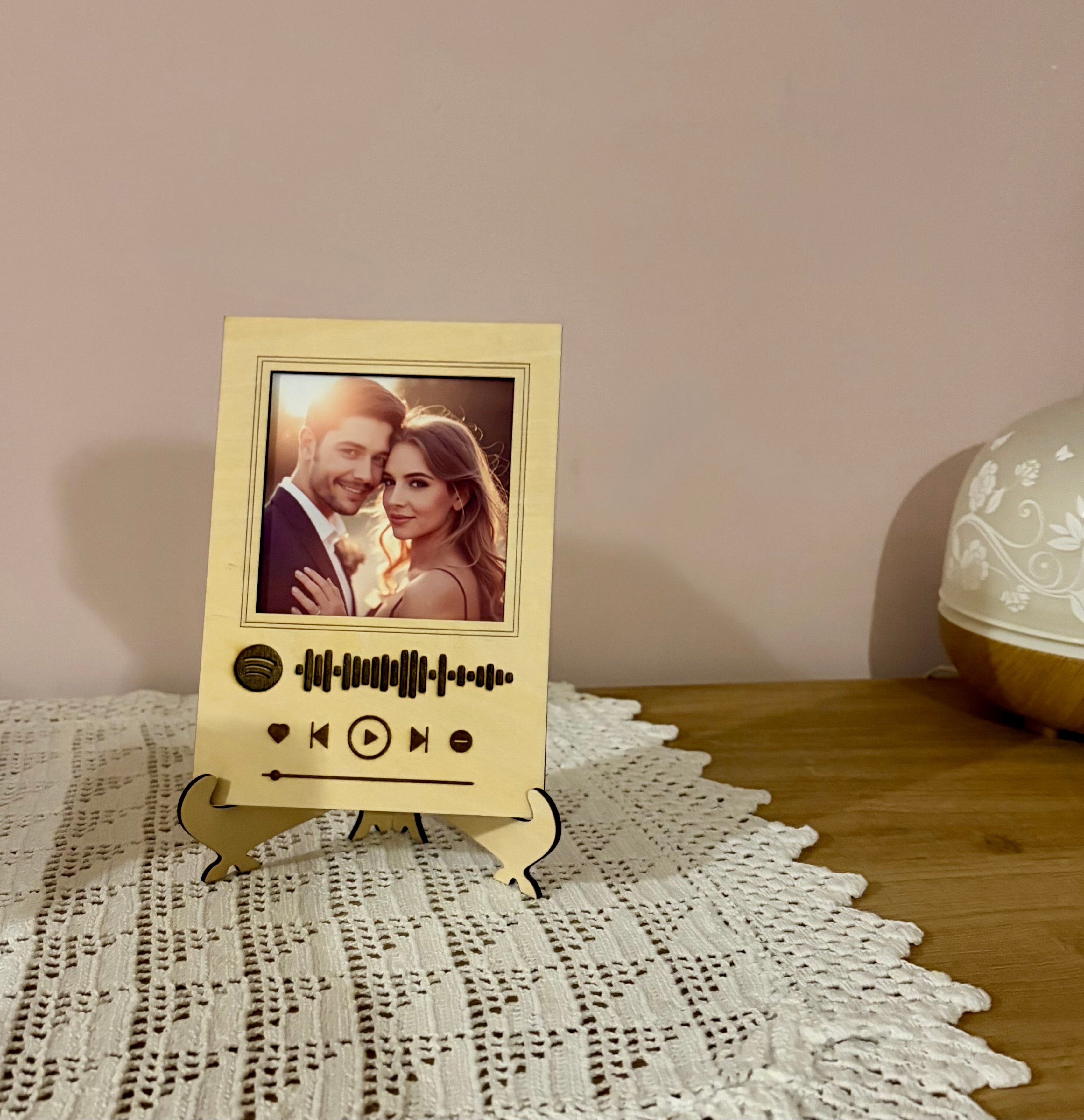 Fotoquadro con Spotify