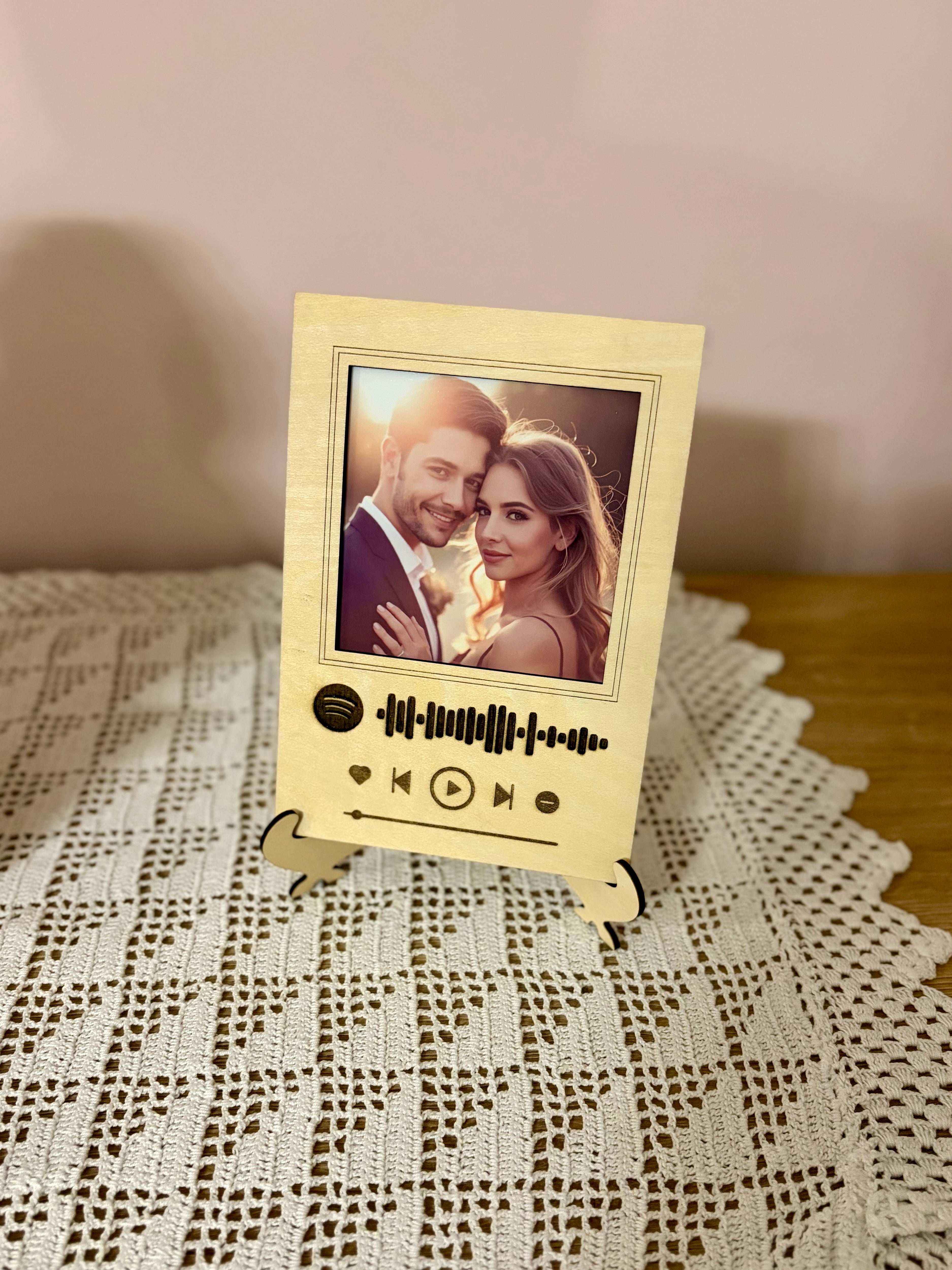 Fotoquadro con Spotify