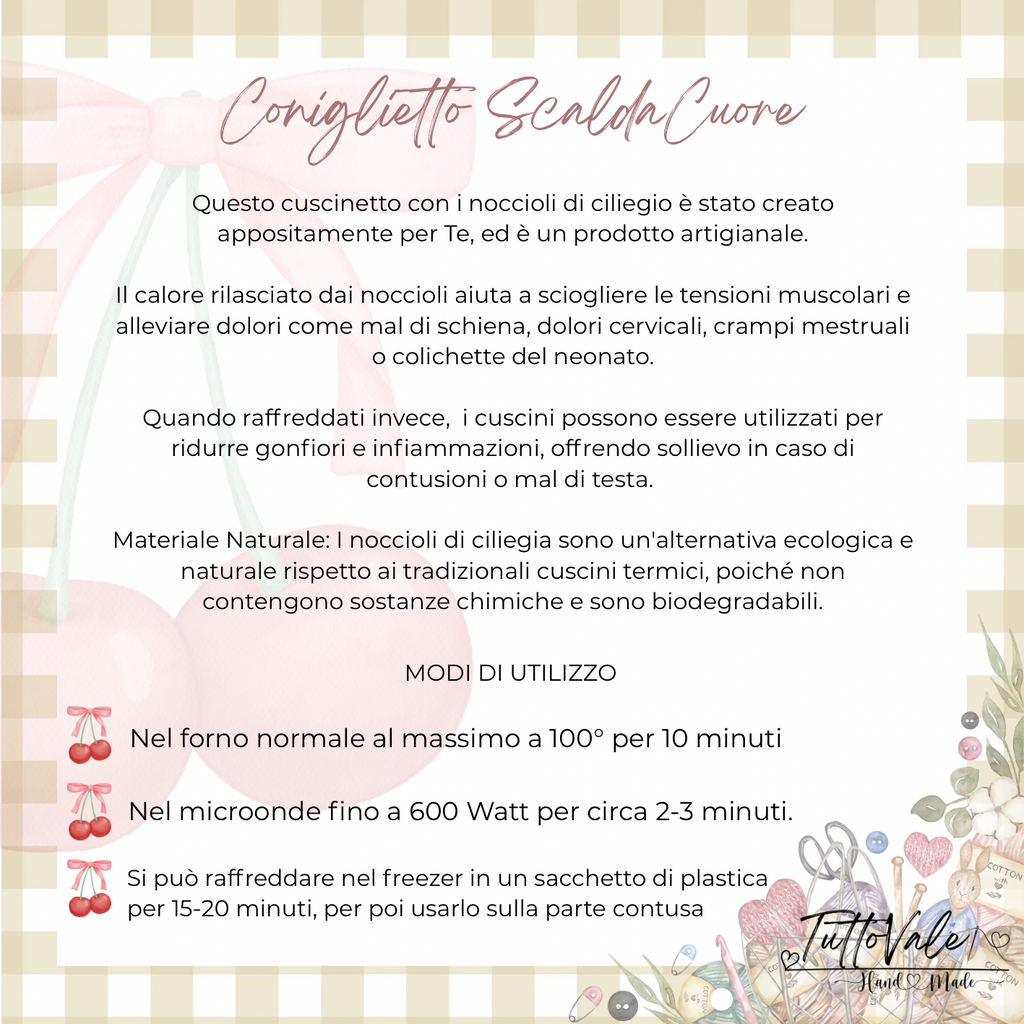 Coniglietto Scaldacuore