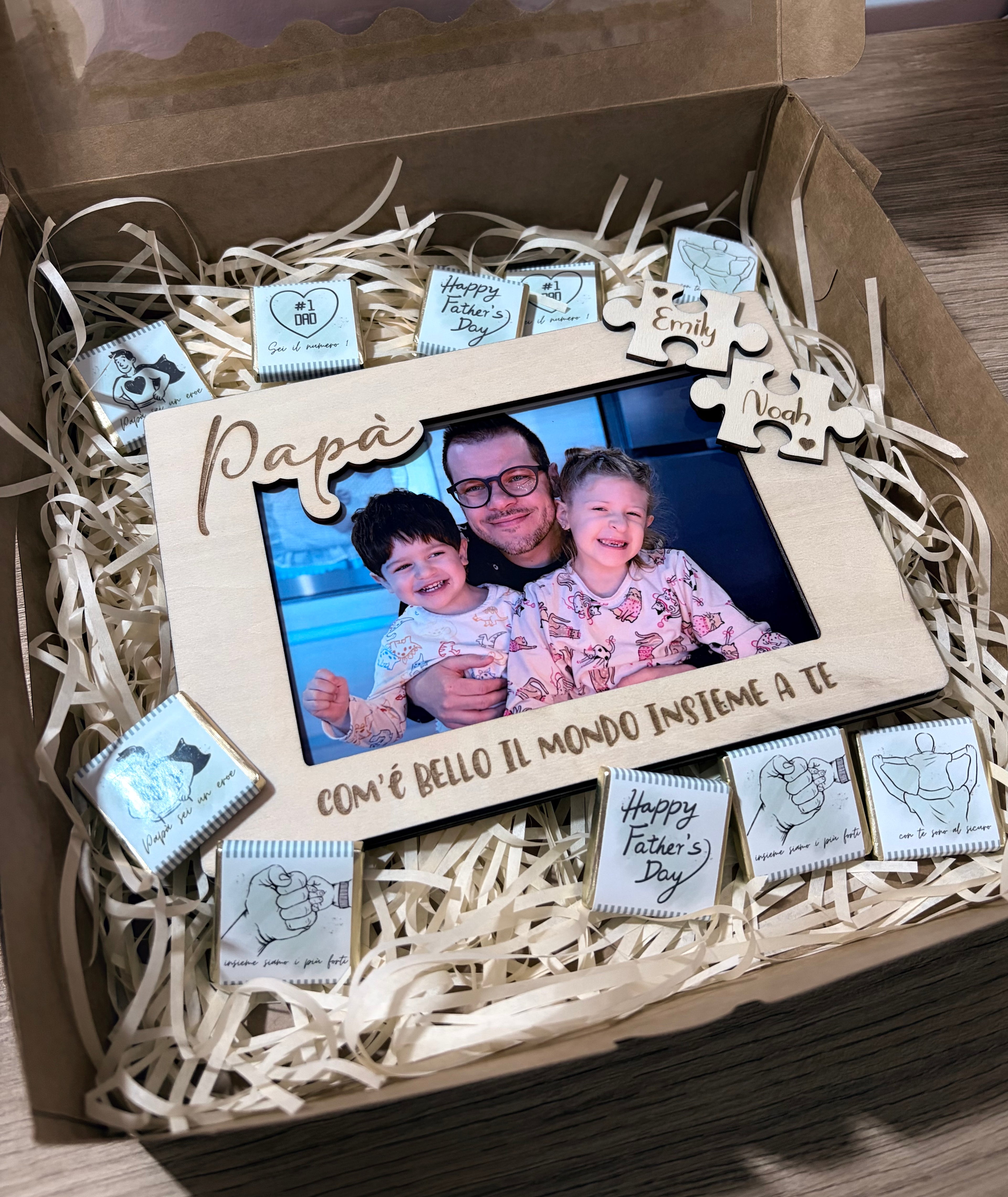 Cornice Porta Foto + Cioccolatini