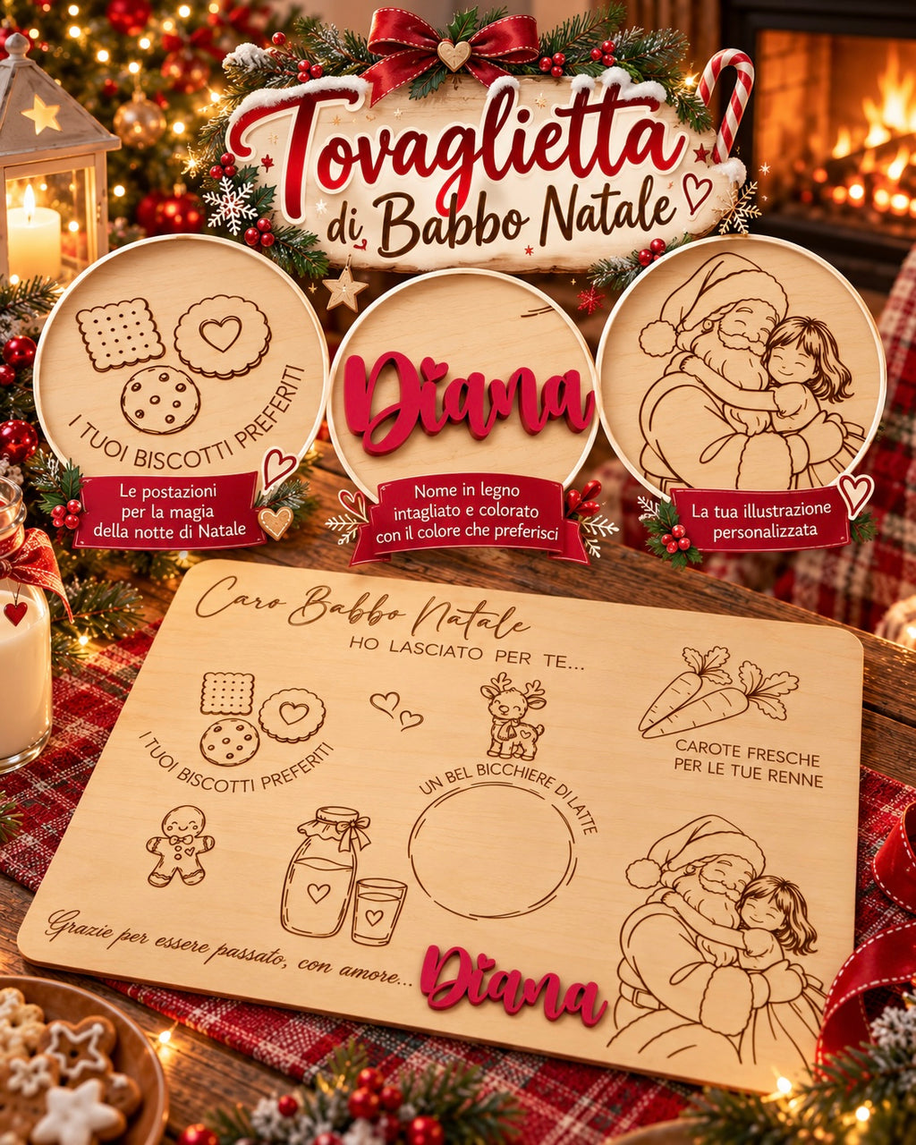 Santa Claus placemat