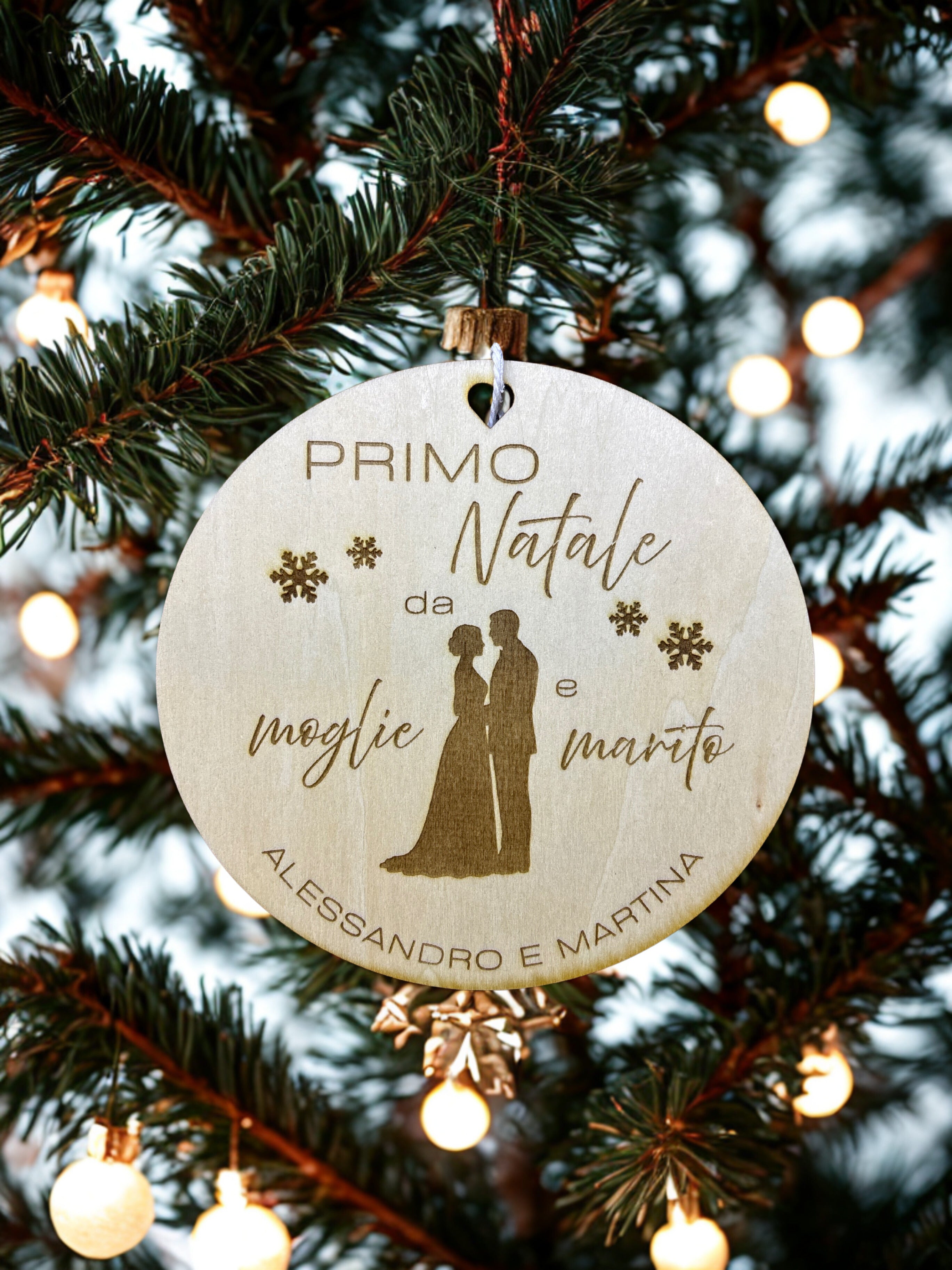 Medaglione in Legno Inciso