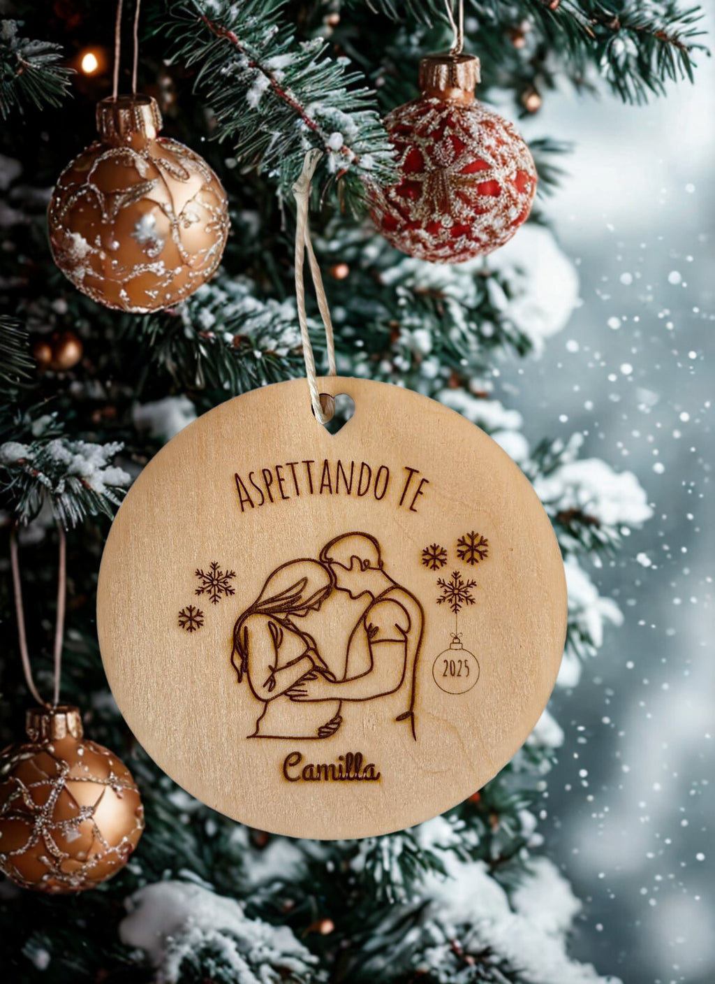 Medaglione in Legno Inciso