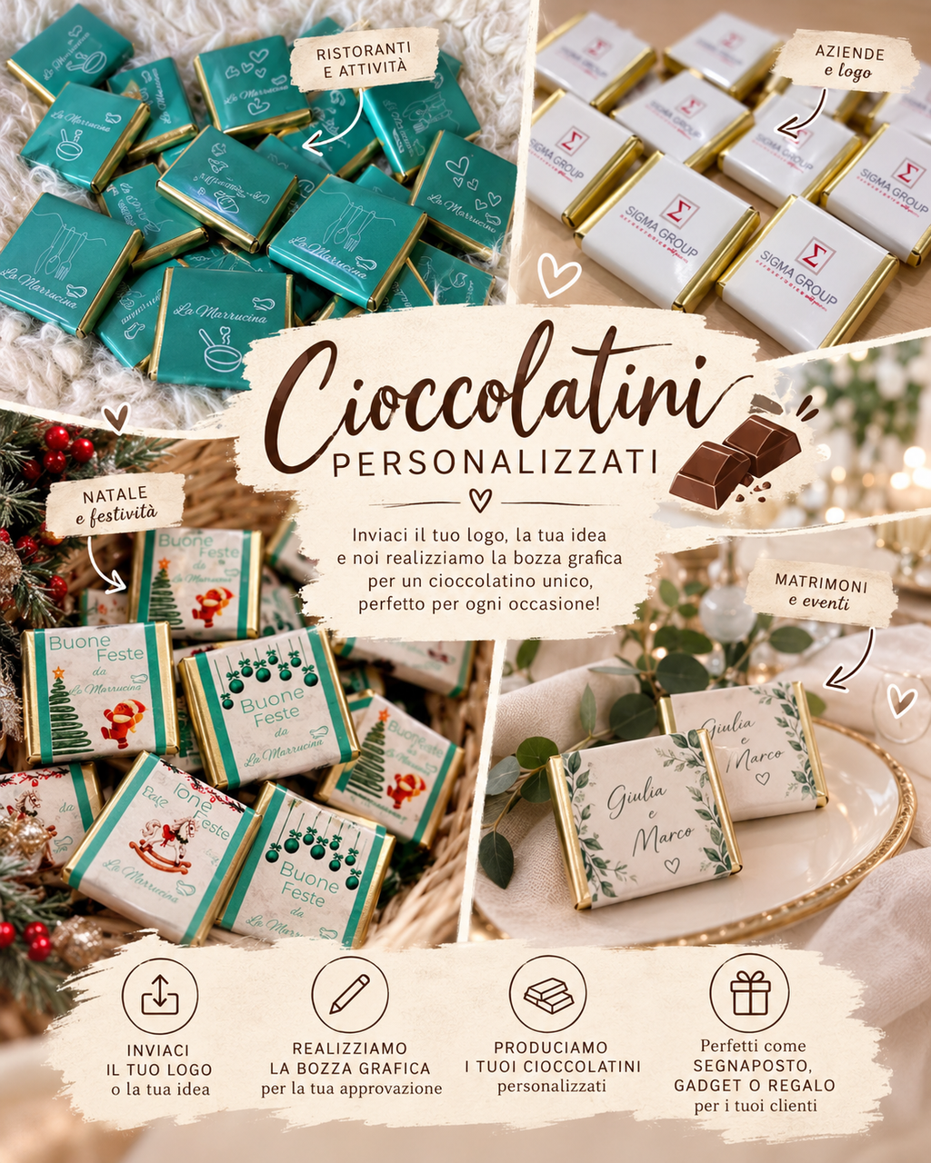 Cioccolatini Personalizzati