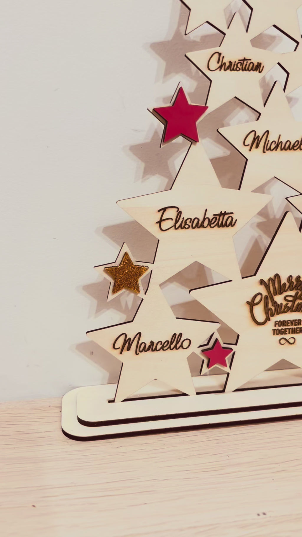 Albero Famiglia in Legno